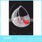 Garden white hanging chair wicker egg basket