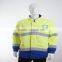 EN11612 EN20471 high visibility reflective winter safety clothing with fireproofing and antistatic