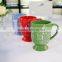 Ceramic glaze color Christmas beer mug