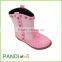 cow boy girl boots for children with buckle