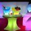 bar table specific use and modern appearance rechargeable led light up colorful bar chair