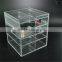 Guangzhou Satom 6 Drawers Combined Style Clear Acrylic Makeup Organizer