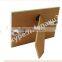 4 pack fancy frameless glass clip photo frame for home decorative and gift