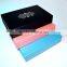 Fashion matte black magnetic folding packaging box for clothing