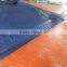 Blue/Silver PP Material Laminated Woven Polyethylene Tarpaulin