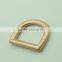 Gold 25mm D ring metal hardware bag Ring Hardware d rings
