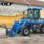 snow plow for wheel loader, snow plow on wheel loader ZL12, 0.8m3 loader bucket