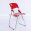 plastic seat foldable chair with Iron frame office chair and folding chairs furniture1074B