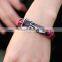 New Fashion wide woven leather Bracelet for man