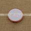 Hot sale round rose gold zinc alloy bag purse hanger with leather surface