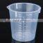 250ml disposable laboratory plastic measuring beaker