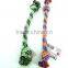 hot sale dog product dog cotton pet toy dog chewing toy colored cotton rope