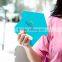 custom shape 17*17cm propathene fans