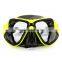 Top Quality Snorkeling Set Wholesale Scuba Mask With Rubber Oil in the Frame, Good Touch With Low Price