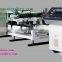 PVC corrugated pipe extrusion line with steel wire passing inside