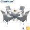 Grey Round Rattan Chair Outdoor Chair Wicker Chair Set