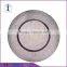 Wholesale Harvest Colorful Electroplating Charger Plate Glass Wedding Decoration