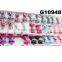 baby crystal ribbon flower hair clips wholesale