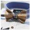 wholesale handmade mens fancy wooden bow tie with a gift box