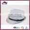  China supplier grid cotton fedora hat