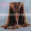 Silks and Satins Leopard Printed Fshion Scarfs China Wholesale Silk Scarf 180*60 Scarves Shawl