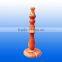 Finest Made Natural Yellow Jade Stone Lampstand