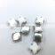10*10mm square white acrylic rhinestone metal claw sewing on craft jewelry fittings trim garment