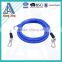 YIWU Factory Stretchy Spring Coiled Strap Lobster Clip Retractable Spiral Coil Cable/Tool Lanyard