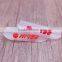 Fashion private embossed logo pvc rubber label for brand dressed shoes