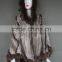 Knitting Style Fashion Rabbit Fur shawl Hooded Shawl ladies poncho