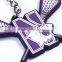 oem design silicone rubber car logo key chain