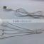 multi 1m 5 in 1 USB charging cable for mobile phone