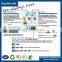 Various materials custom tyre stickers labels