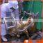 Livestock cattle pneumatic reverse case by halal rule to process meat