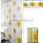 high quality Flower printing for FABRIC SHOWER CURTAIN SET