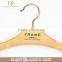 HRW-FF1GP wooden luxury clothes hanger,wooden clips hanger