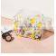 Multifunction small toiletry make up zipper pvc cosmetic bag