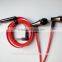 Deep Bass Metal Cheap Colorful Waterproof Shoelace Earphone