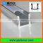 1m 2m length aluminum LED strip housing with plastic cover