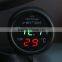 thermometer with stylish and lightweight design Multi-function car LCD digital display car charger
