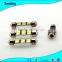 High power c5w festoon 31mm 6SMD 5730 auto festoon led bulb 12v c5w auto led light bulb
