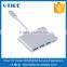 USB 3.1 Type C male to USB C Type-C female port+3 ports USB A 3.0 HUB Data Cable Adapter/Connector for Apple Macbook 12 inch