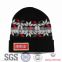 Custom Knitted Hat With Flat Embroidery in 100% Acrylic