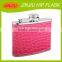 Stainless steel liquor hip flask with PU leather