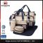 5pcs/set Multifunction Baby Boom Travel Diaper Tote Bag Handbag with changing pad,Dark Blue