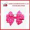 wholesale Grosgrain Ribbon Hair Bows Baby Girl Hairbow with clip for Hair Accessories