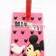 Newest Design Attractive Fancy Soft PVC Luggage Tags Cartoon Bag Tags Wholesale