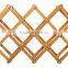Extendable/Foldable Lattice Bamboo Standing Wine Display Rack