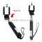 Sidiou Group Newl Design Zooming Function Wireless Bluetooth Monopod Self Photo Selfie Stick for Samsung Note S4 S3 etc (Black)