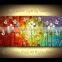 2016 Popular modern flower oil painting for wall decoration 52083